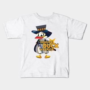 Samurai Duck Warrior Kids T-Shirt